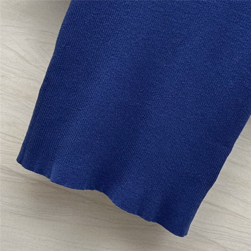 M1um1u slim fit short sleeve knit top replica d&g clothing