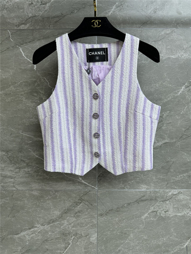 Ch**el striped vest replica clothing sites