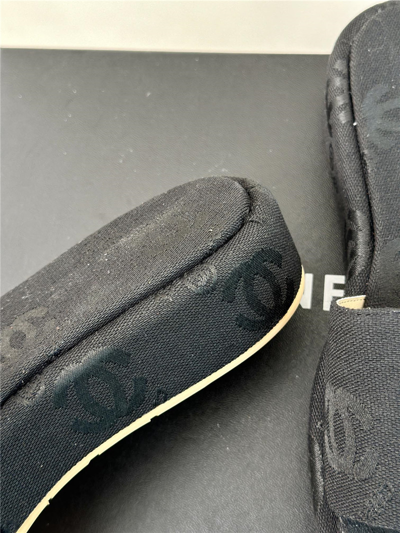 Ch**el platform black women¡¯s slippers
