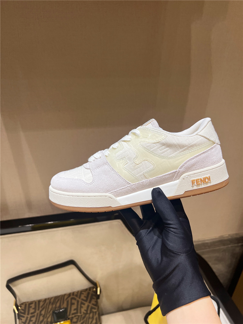 F**di match mesh low-top sneakers