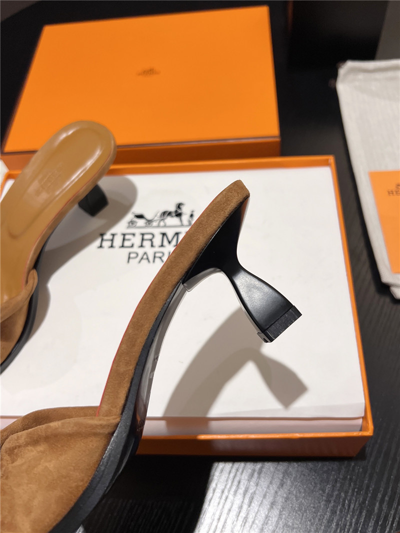 H**me5 suede goatskin giny 55 sandals