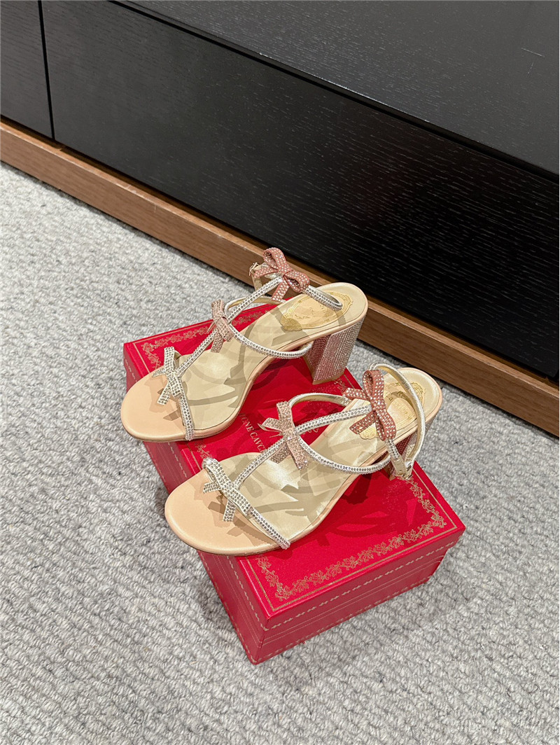 René Caovilla Caterina crystal-embellished Sandals
