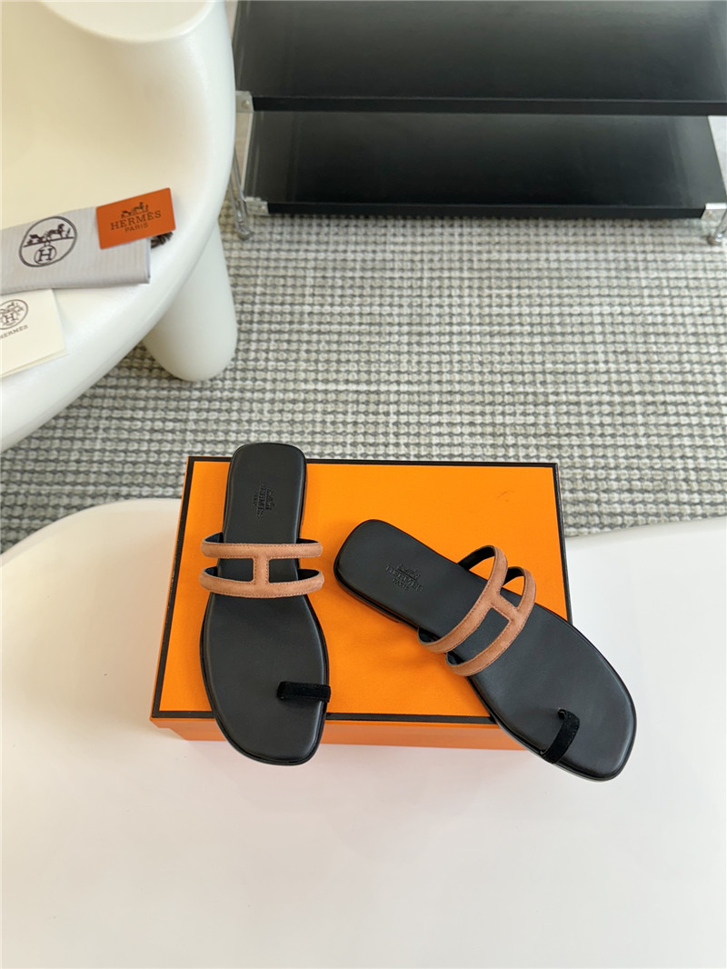 H**me5 brown suede georgia sandal