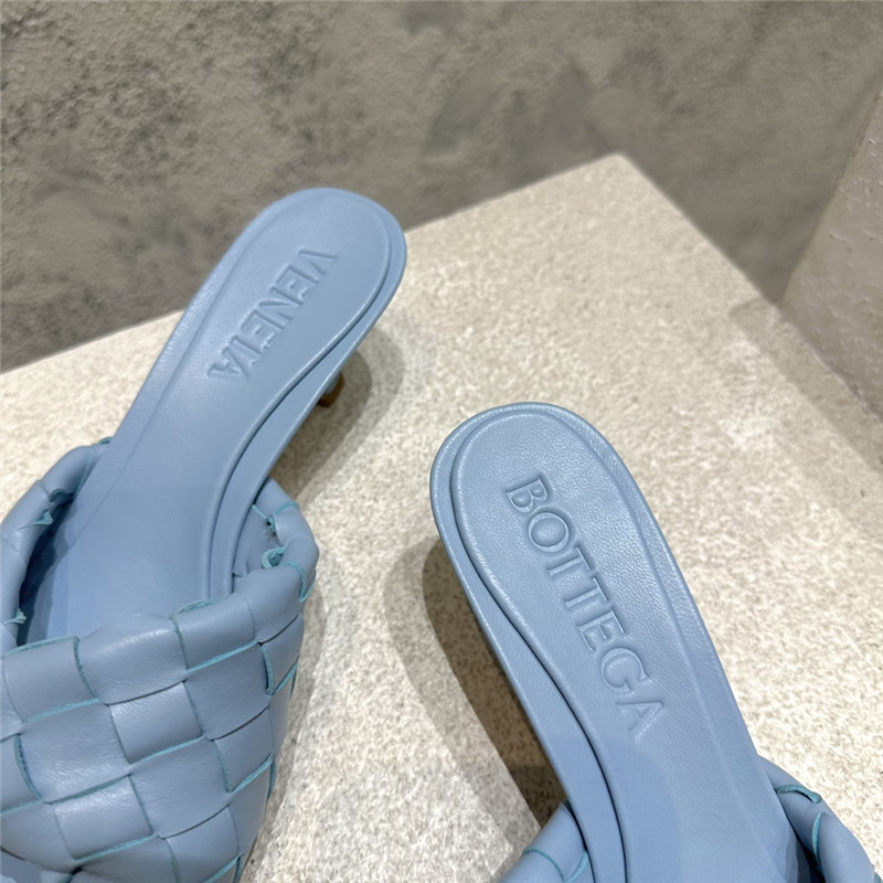 b0tt*ga Ven*ta blink twisted intrecciato leather mules