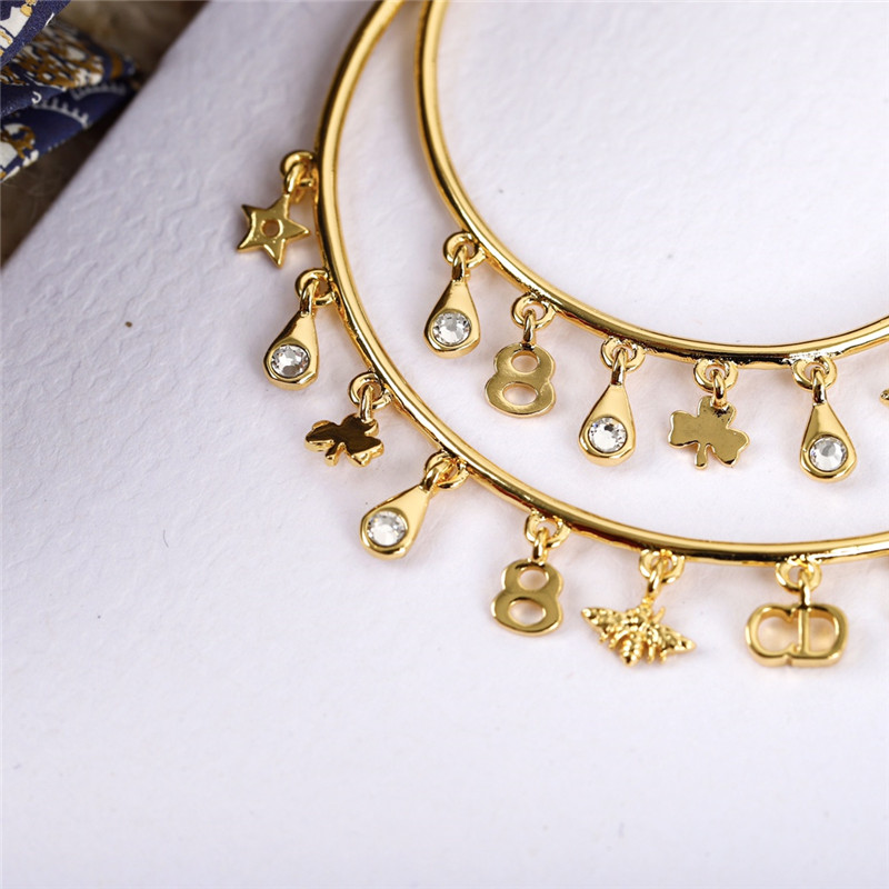 d10r multi-element tassel D1am0nd earrings