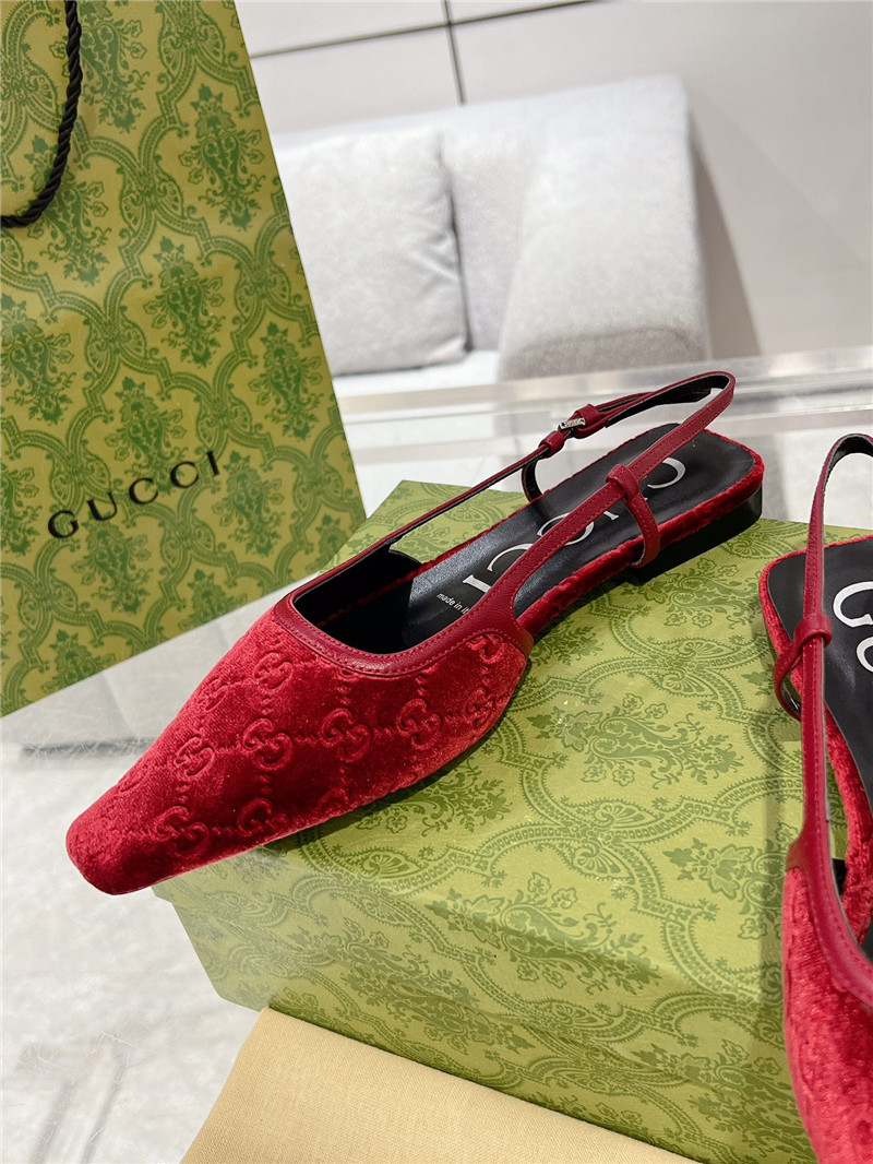 Gvc*1 velvet strappy sandals replica shoes