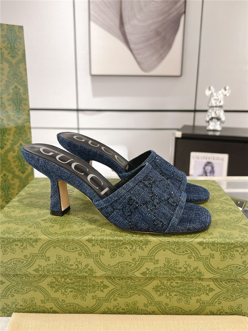 Gvc*1 women’s gg mid-heeled sandals best replica shoes website