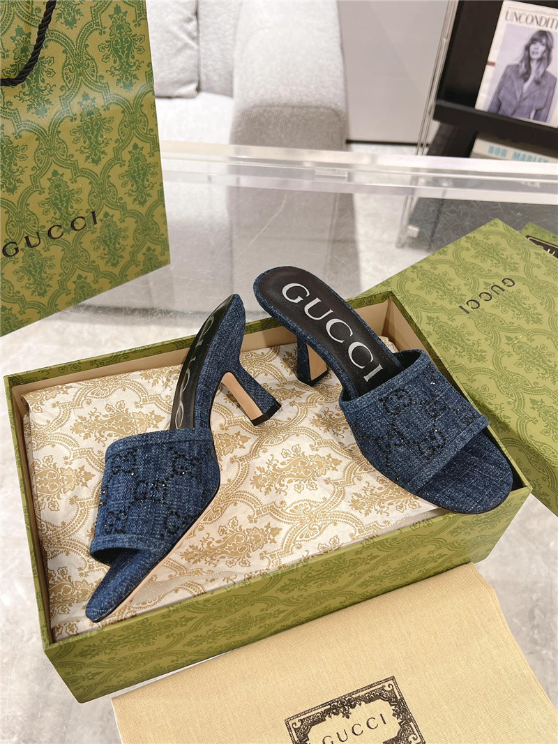 Gvc*1 women’s gg mid-heeled sandals best replica shoes website