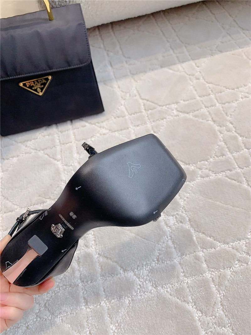 Versace square toe high heel sandals best replica shoes website