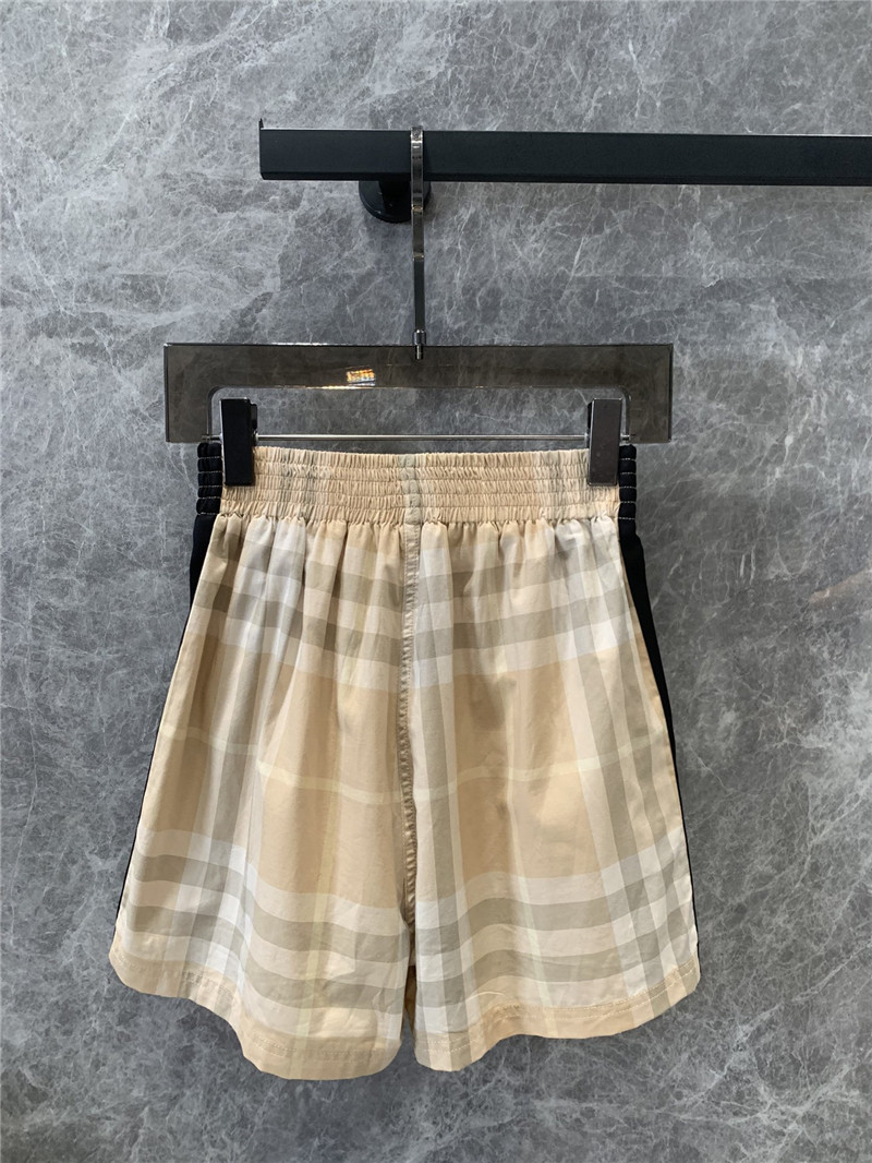 Bv*b*rry retro check high waist shorts replica clothing sites