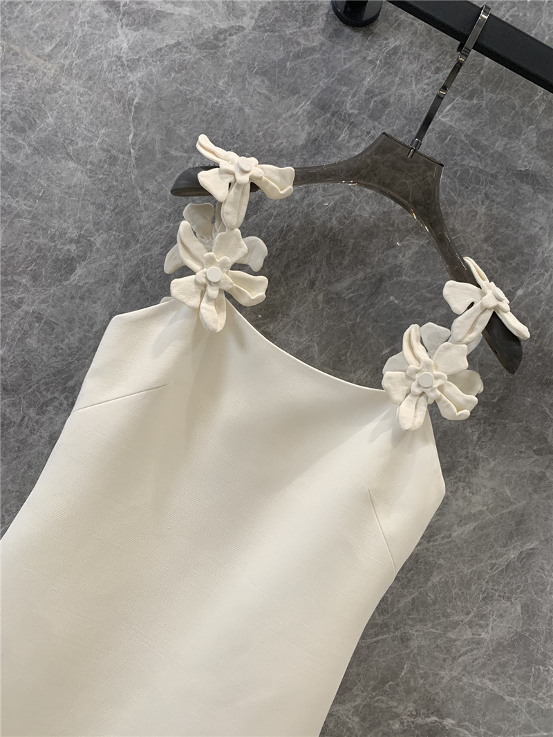 Va1e*ntin0 silk and wool suspender dress replicas clothes