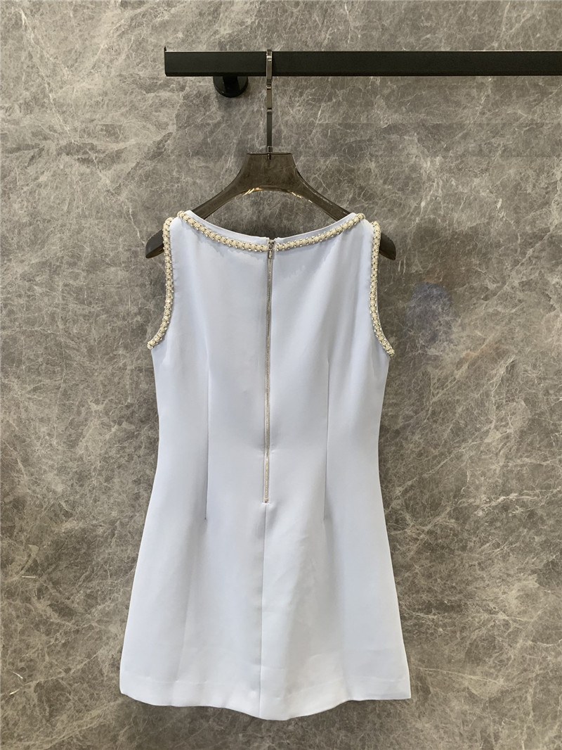 Miu Miu Light Blue Sleeveless Mini Dress
