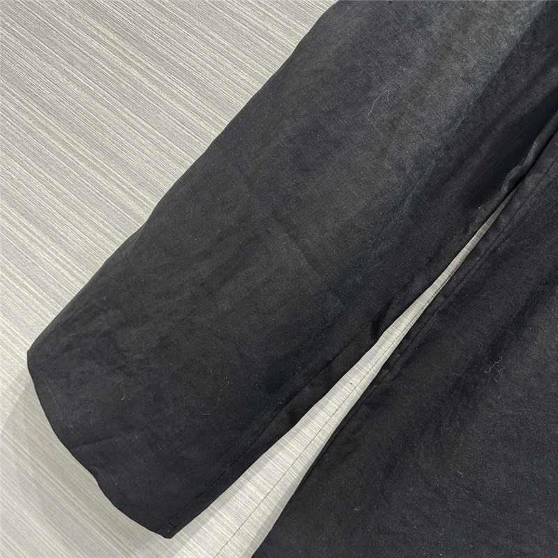 The R0w cotton and linen straight wide-leg pants replica clothing