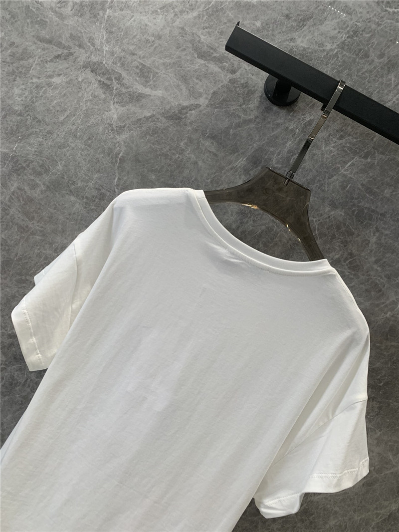 D10r floral print round neck short sleeve t-shirt replicas clothes