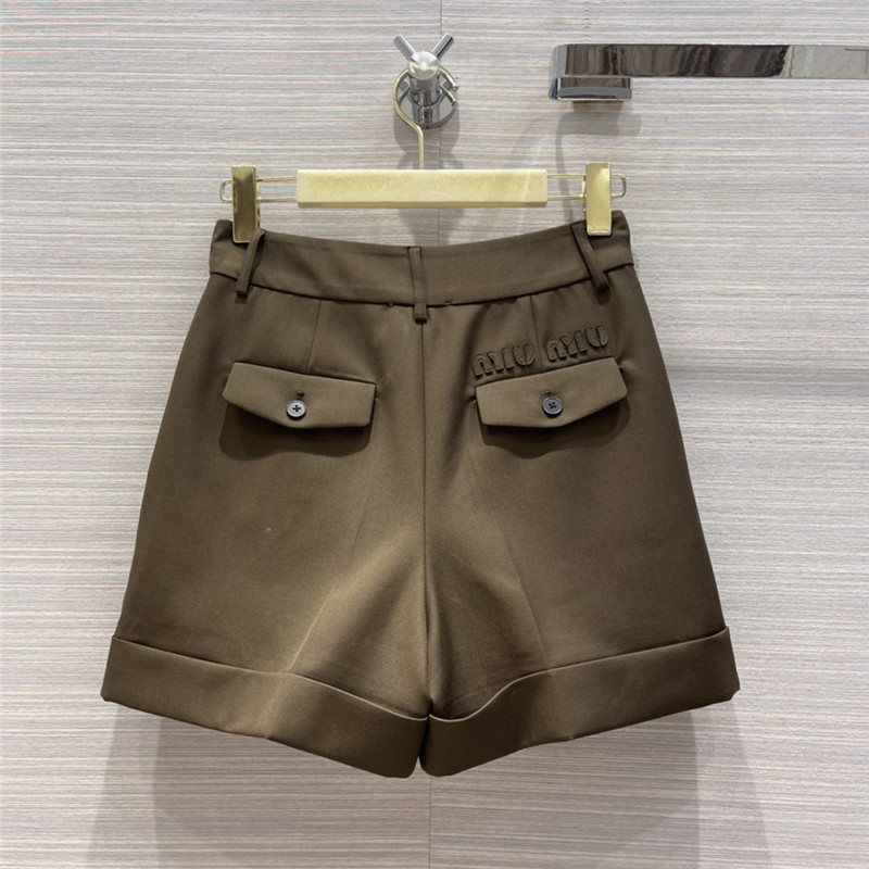 M1um1u hot style straight shorts cheap replica designer clothes