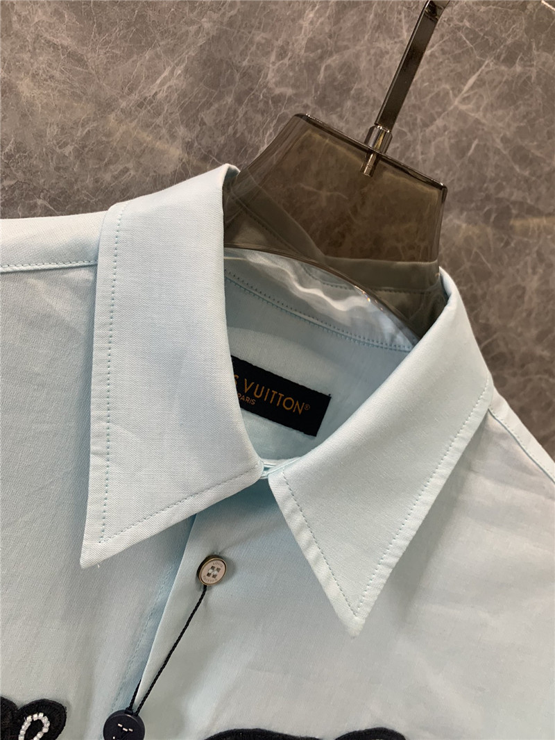 l0vis Vvtt0n lv cotton short shirt replica d&g clothing