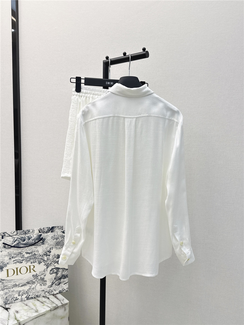 D10r embroidered logo patchwork lace series suit replicas clothes