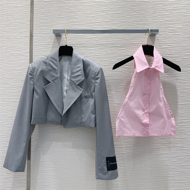 A1exa*der wang classic fake two piece suit replicas clothes