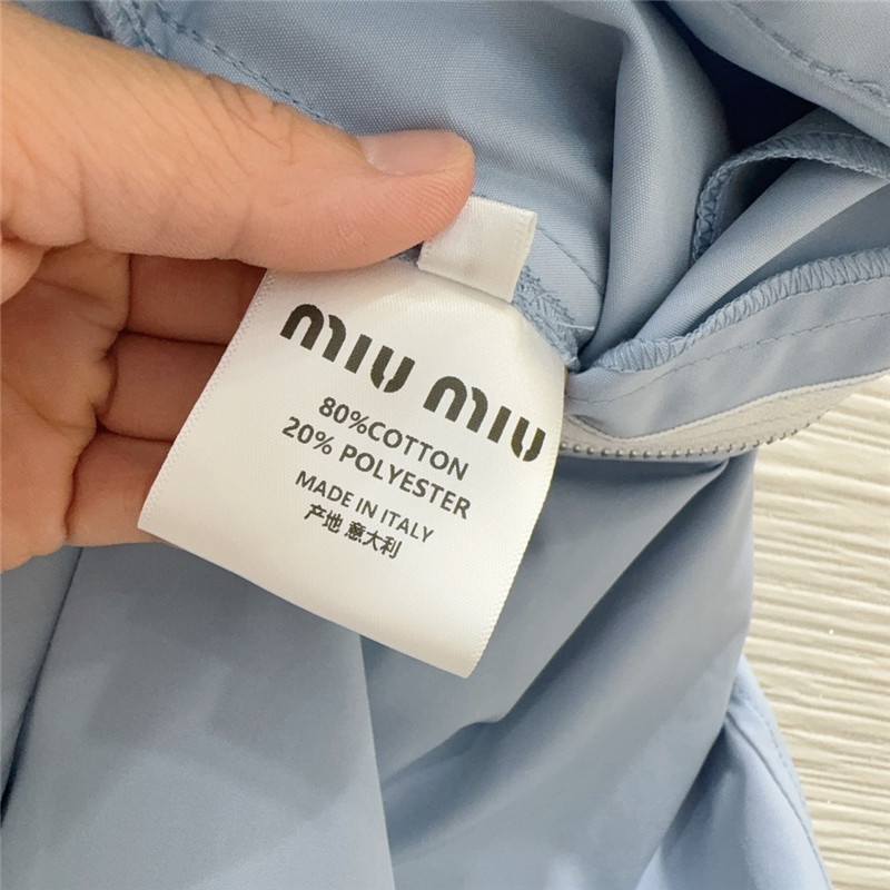M1um1u preppy tech suit replica d&g clothing