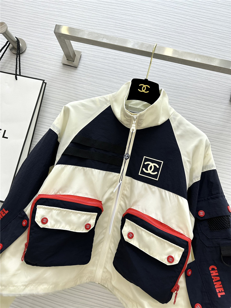 Ch**el hooded short workwear jacket replicas clothes