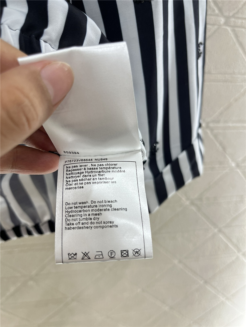 ch**el hot D1am0nd double c striped hooded jacket replicas clothes