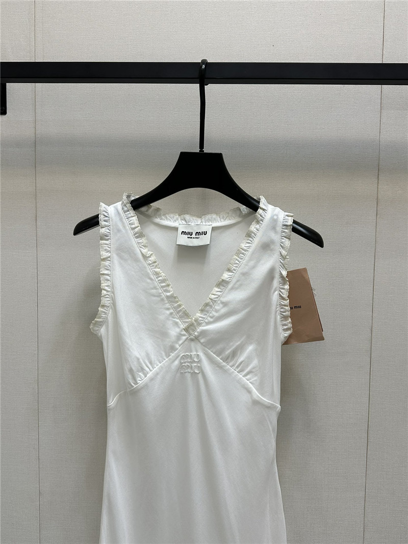 M1um1u lace embroidery dress replica clothes