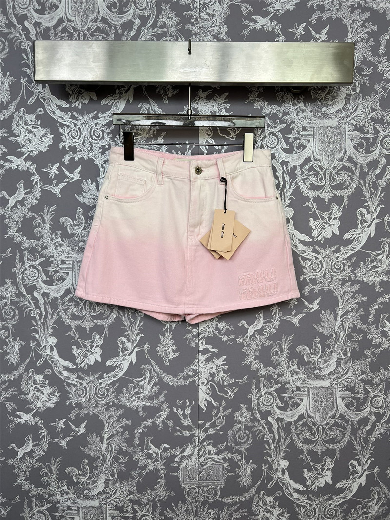M1um1u new denim shorts replica clothing sites