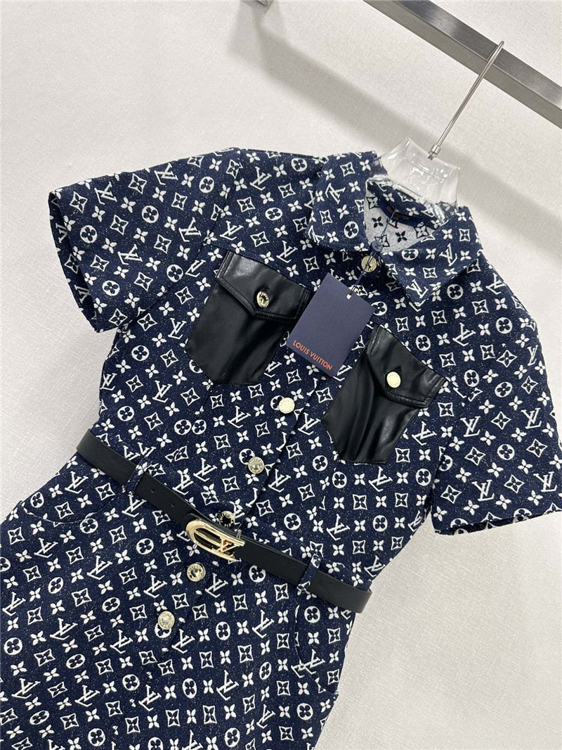 l0vis Vvtt0n lv new denim dress replicas clothes