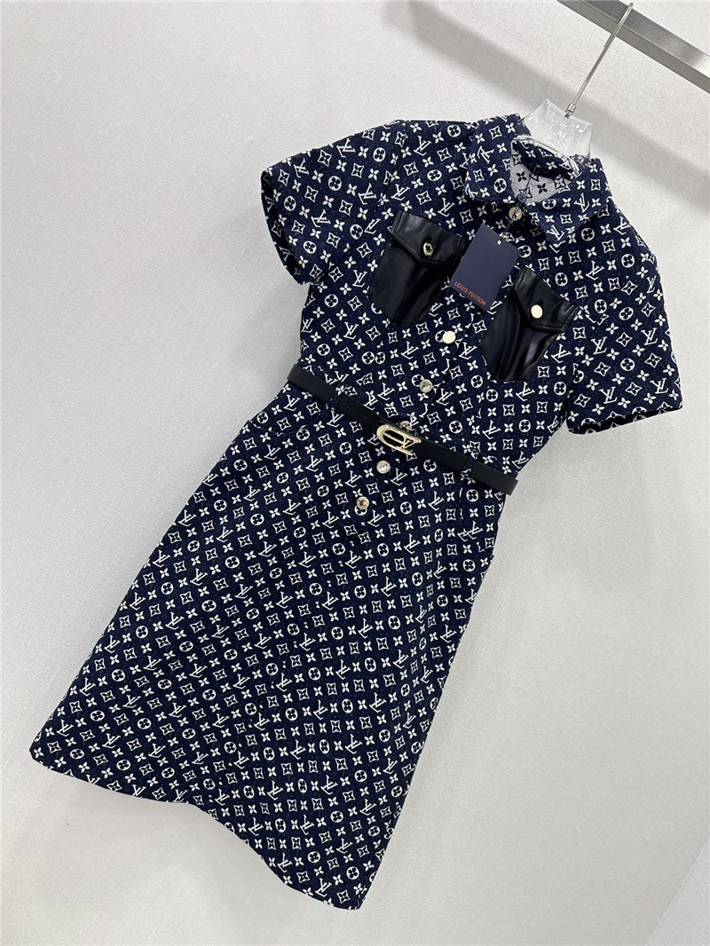 l0vis Vvtt0n lv new denim dress replicas clothes