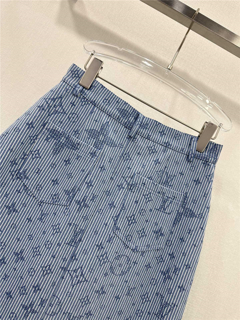 l0vis Vvtt0n lv new striped skirt replica d&g clothing