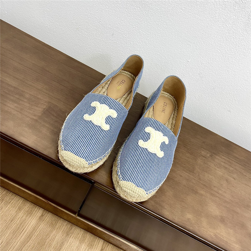 Ce1i*e les espadrilles in oshkosh canvas off-white/navy