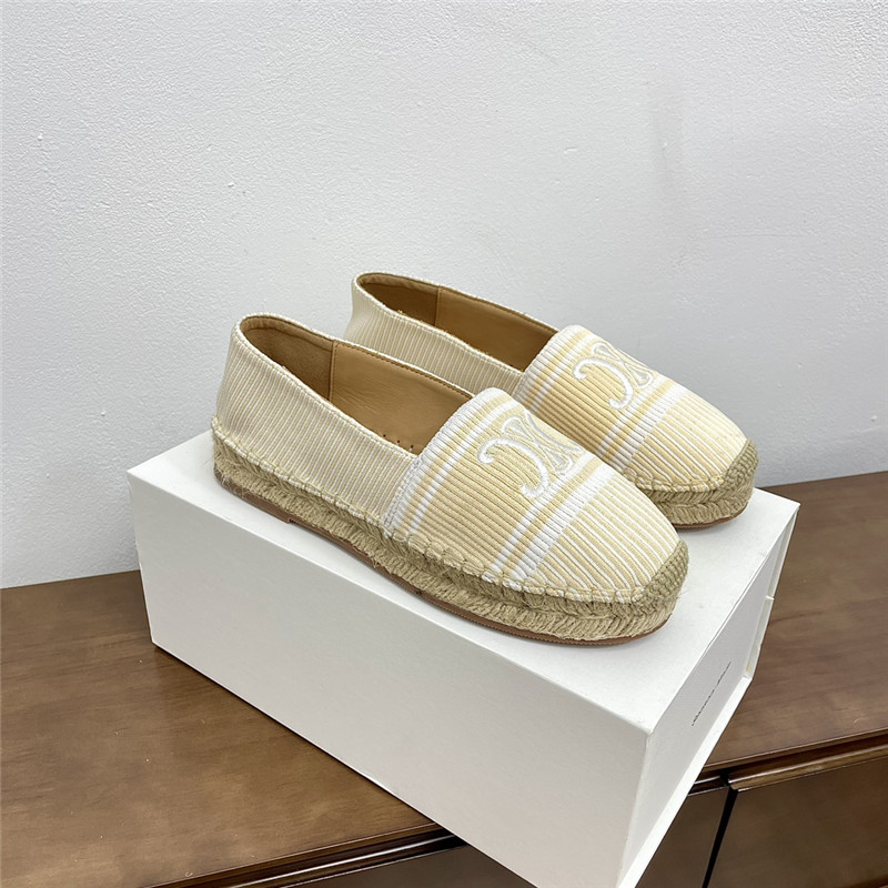 Ce1i*e les espadrilles in triomphe jacquard canvas beige