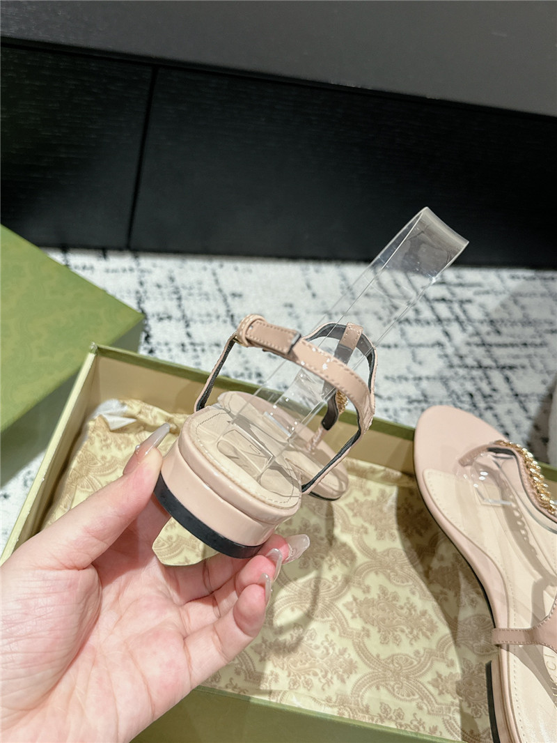 Gvc*1 signoria thong sandal nude patent leather