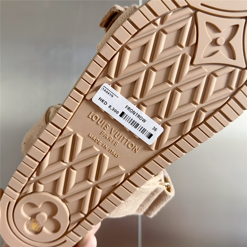l0vis Vvtt0n bom dia flat comfort mule beige clair