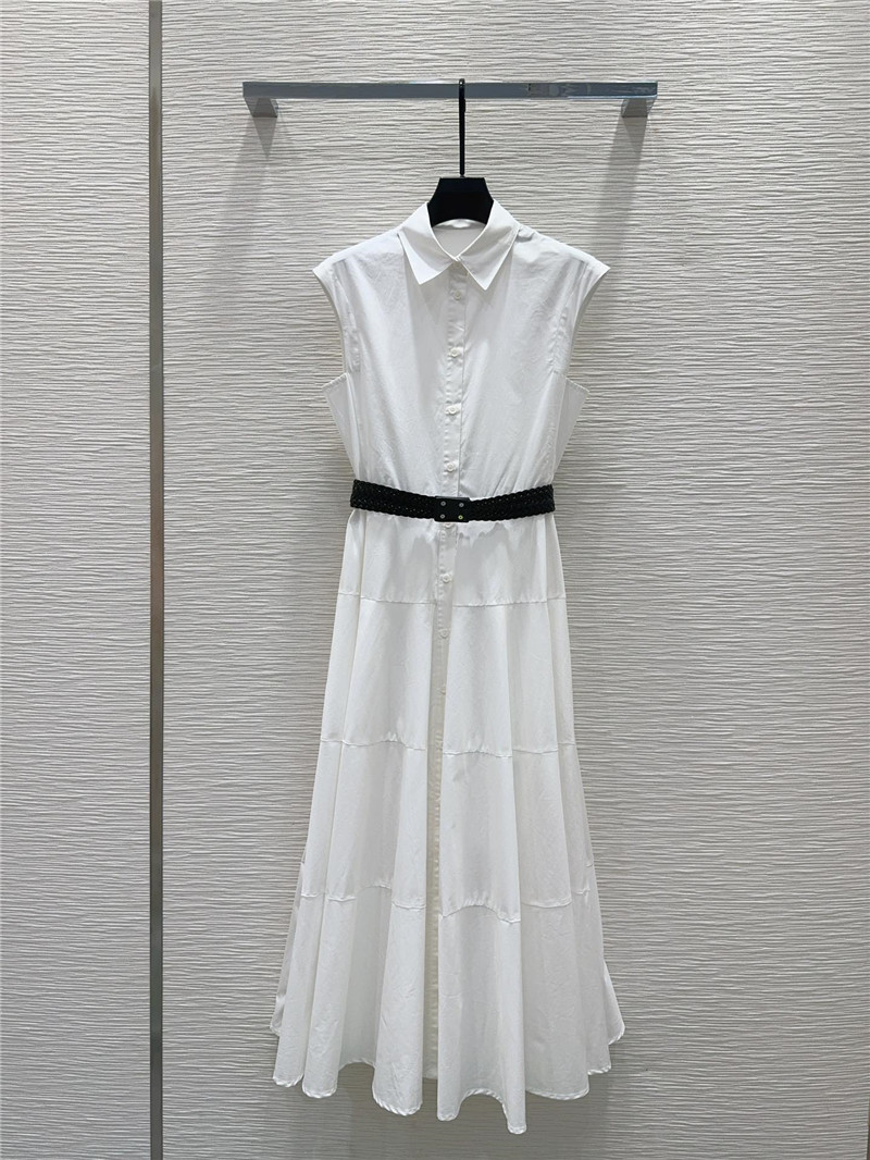 Vanitoo plain sleeveless dress replica d&g clothing