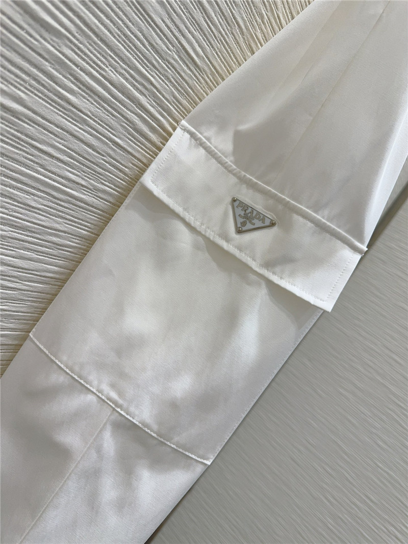 Pra*a casual straight pants cheap replica designer clothes
