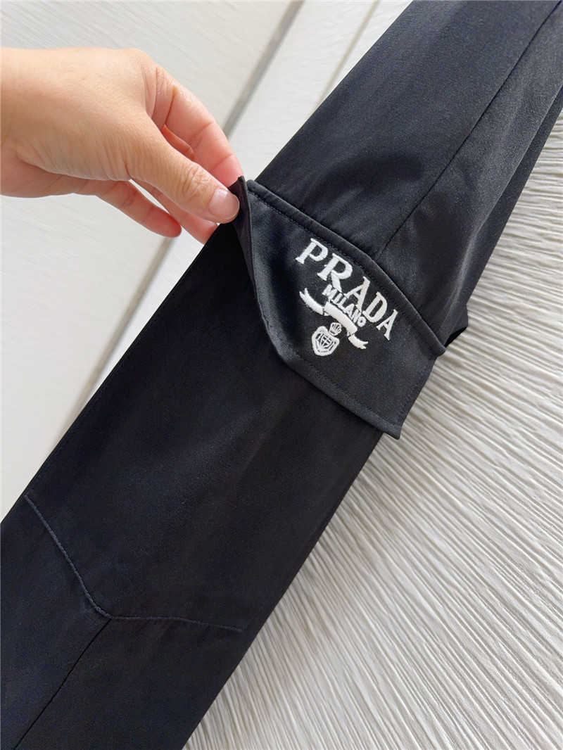 Pra*a casual straight pants cheap replica designer clothes