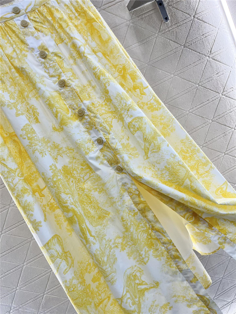 D10r silk cotton animal skirt replica designer clothing websites