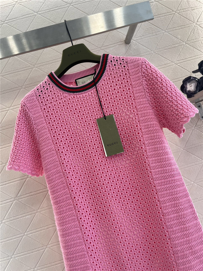Gvc*1 hollow knit dress replica d&g clothing