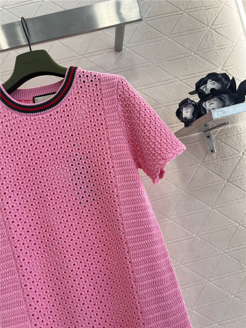 Gvc*1 hollow knit dress replica d&g clothing