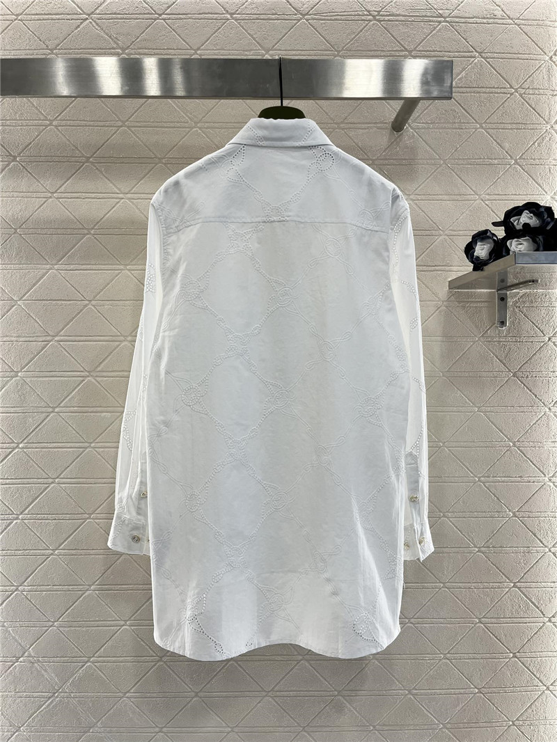 Gvc*1 water-soluble embroidered shirt and shorts set replica clothes