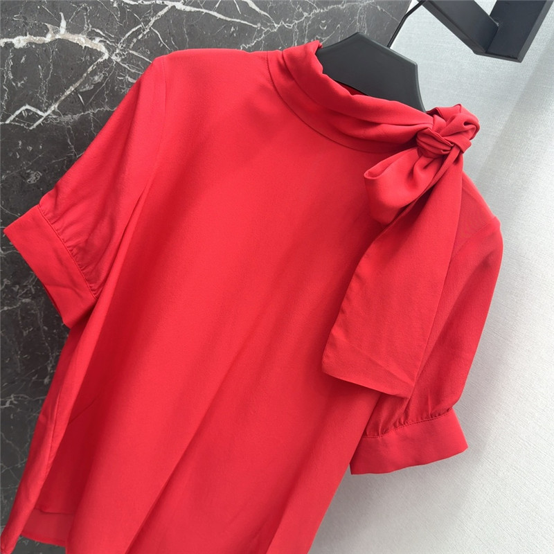 Va1e*ntin0 silk short sleeve shirt replicas clothes