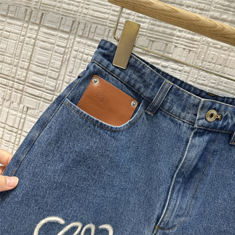 L0ew* vintage denim shorts replicas clothes