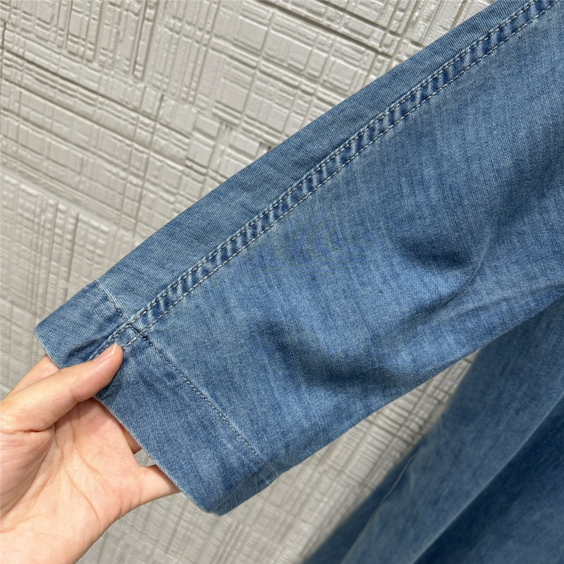 Va1e*ntin0 vintage denim maxi skirt replica clothing sites