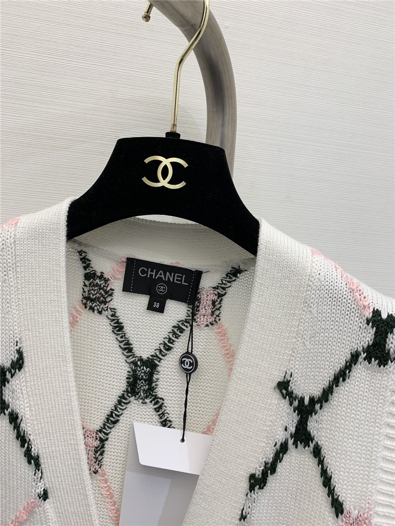 Ch**el knitted   collar vest replica d&g clothing