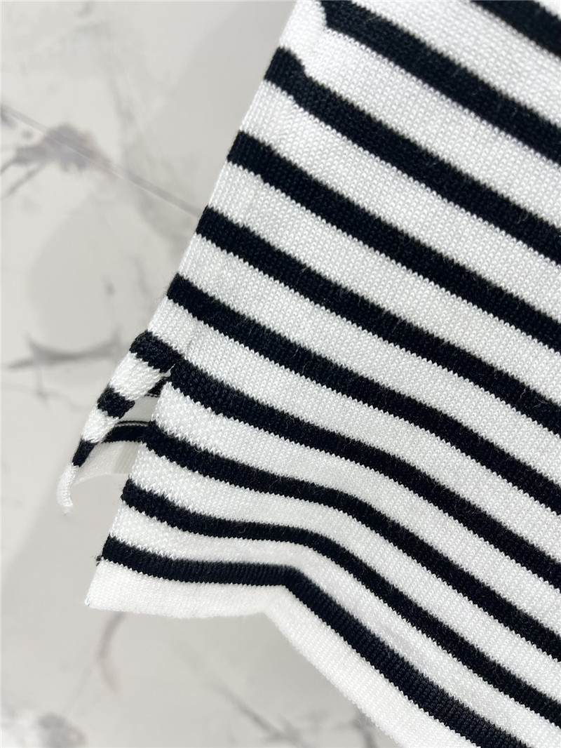 D10r striped knitted short sleeve replica clothing sites