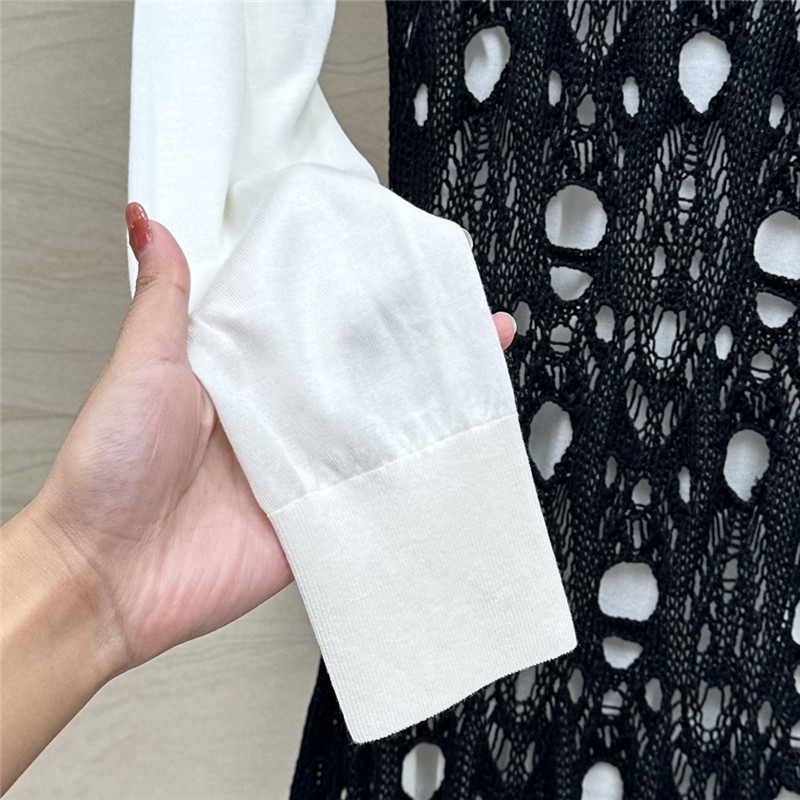 Ch**el hollow knit dress replica d&g clothing