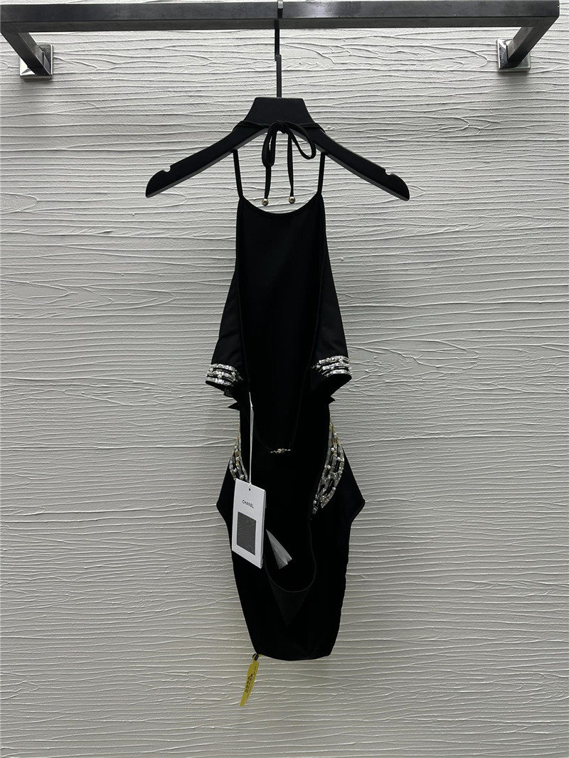 Ch**el one piece swimsuit replica d&g clothing