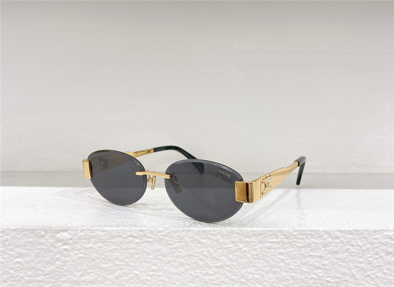 Ce1i*e frameless retro sunglasses