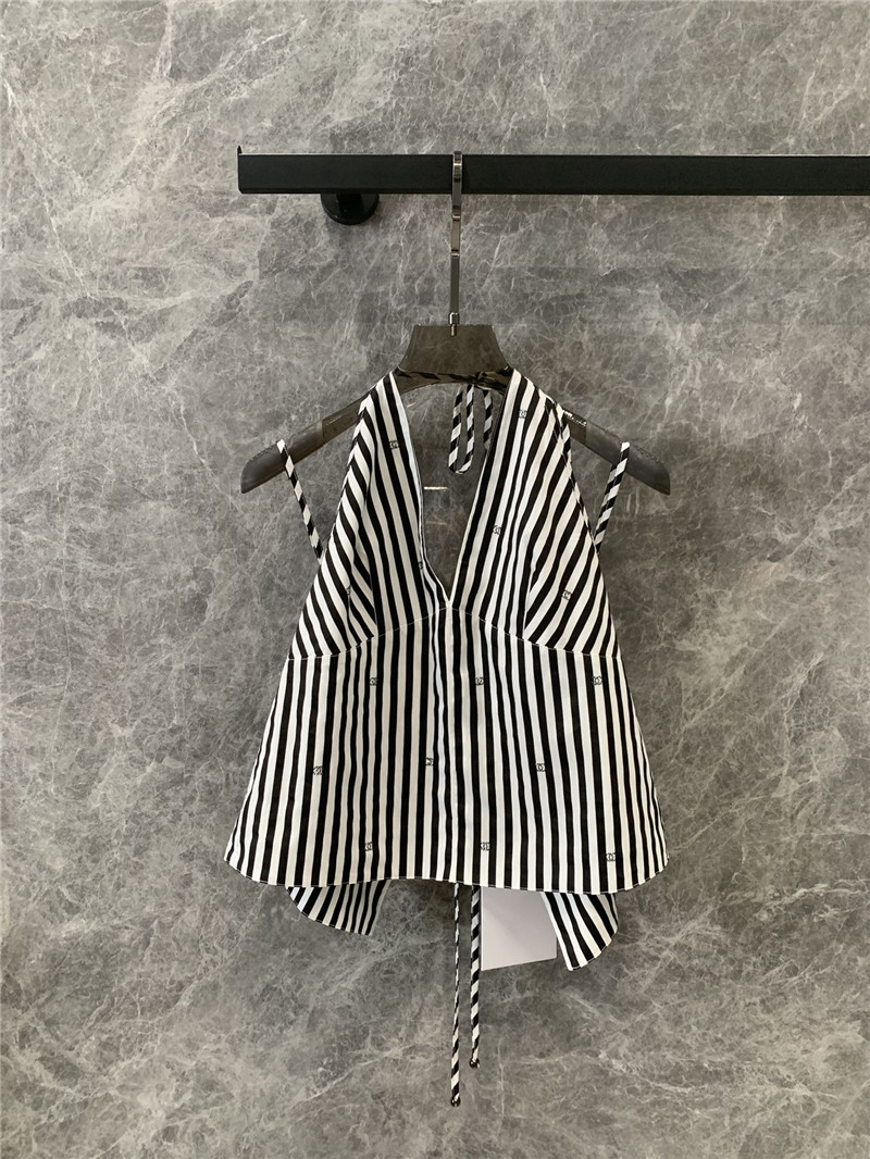 Ch**el v-neck halter top replicas clothes